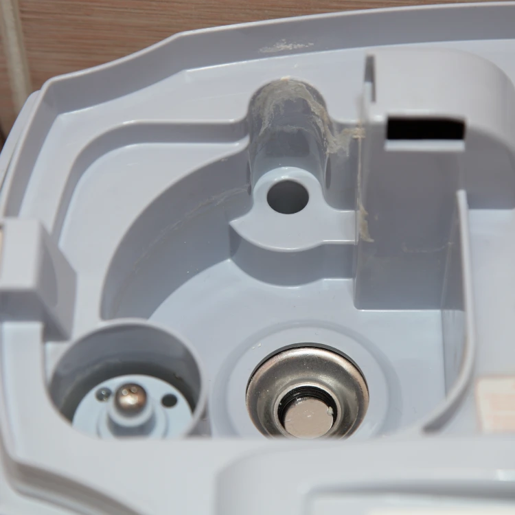 Buildup in an ultrasonic humidifier Buildup in an ultrasonic humidifier.