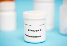 A bottle of Letrozole.