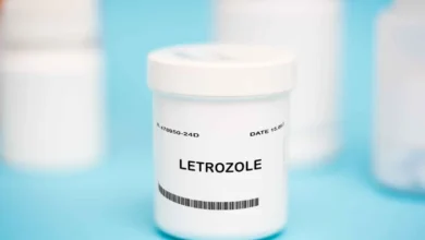 A bottle of Letrozole.