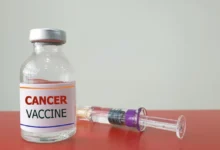 Cancer vaccine bottle.