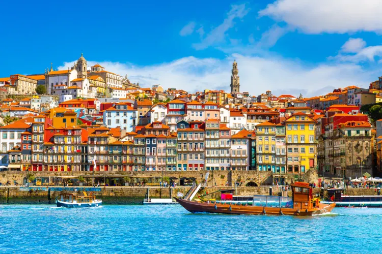 Beautiful view of the city of Porto, Portugal City of Porto